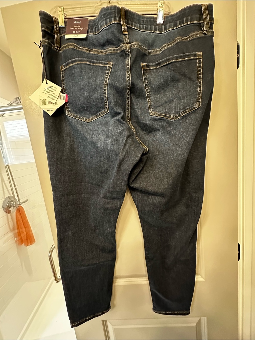 Dark Blue Jeans - Classic Straight Fit - Picture 5 of 5